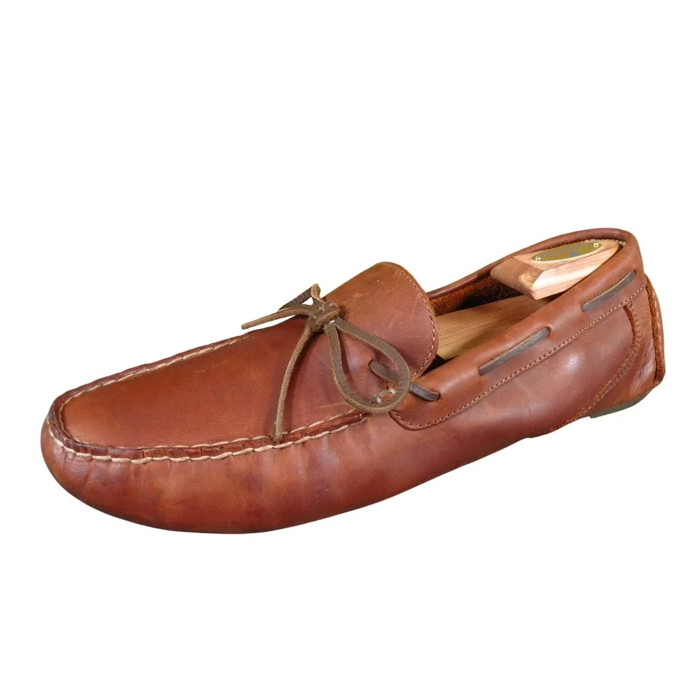 Sperry Wave Driver Mens Driving Shoe Size 13 Nautical Loafer Brown Leather